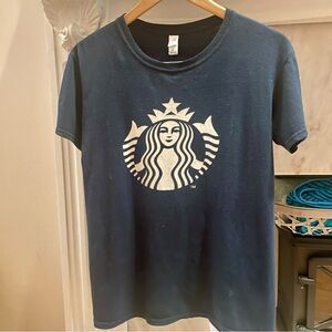 Starbucks Barista 2011 Gildan Softstyle Black Tee